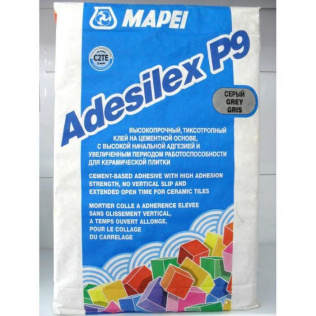 Клей на цементной основе для керамической плитки  Adesilex P9 серый 25 кг 