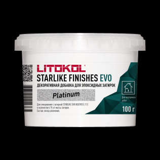 PLATINUM - добавка платинового цвета для STARLIKE FINISHES платиновый 100 гр