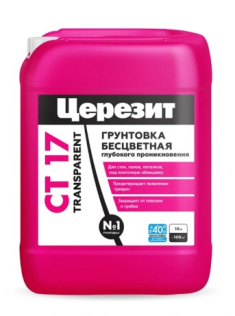 Грунт Церезит CT17 Transparent 10 л 