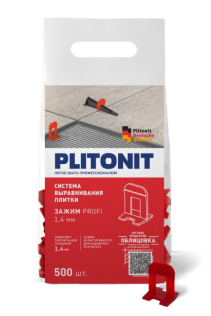 Зажим SVP-PROFI, 1,4 мм 500 шт в пакете PLITONIT  