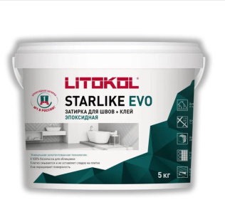 Затирка эпоксидная LITOKOL STARLIKE EVO S.215 TORTORA 5 кг
